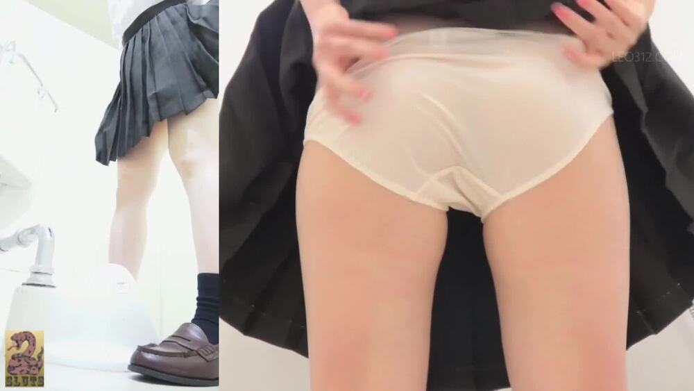 [SR061] 6 viewing angles of beautiful japanese schoolgirls farting and pooping on toilet