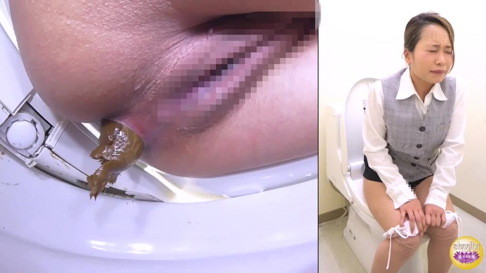 [SL-439] Uneasy restroom excretion experiences of the female rookie office employees. Awkward toilet acts, next to the