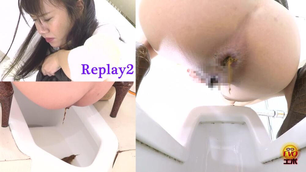 [EE-349] Lucky toilet voyeur shots of womens excretions and drooling pussies. Creampie or a pussy juice?
