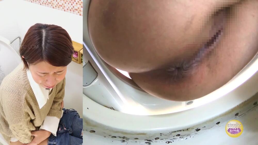 [SL-365] Girls taking a shit at girlfriends house toilet. Awkward flatus and chattering during defecation. VOL. 5